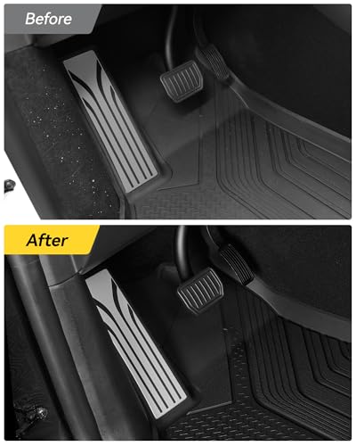 3W Tesla Model Y Juniper 9PCS Door Sill Protector 2025 2026 5 Seat (Not for Premium AWD & Standard) Front, Rear, Rear Bumper, Trunk, Door Entry Guard, Anti-dust Cover, Edge Guards, Model Y Accessories - size: Model Y 2025-2026| 4-Door Sills w/ Bumper