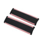 Black Pink Seat Belt Cover Pad Faux Leather 24cm Seatbelt Strap Cushion Shoulder Padding 2 Pcs - color: Black,Pink