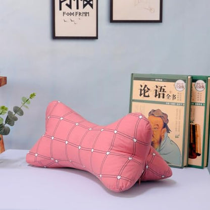 Neck & Cervical Pillows Dog Bone Shaped Travel Neck Pillows With Washable Removable Cover For Car Bus Truck Driving Comfort Head Rest Support Bone Pillows For Neck Chiropractic Pillow ( Size : B ) - size: B