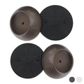 Small Wall Protector 4 Pack - Bronze - Cup Pads to Guard Your Walls from Pressure Mounted Baby Gates, Pet Gates, Safety Gates, Shower Curtain Rods, and More (4 Pack, Bronze) - color: Bronze