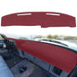 Yiz Dash Cover Mat Custom Fit for Dodge Ramcharger D/W Series Power Ram Wagon Pickup Truck/Plymouth Trailduster Trail Duster Dashboard Cover Pad Carpet (Maroon) J188 - color: Maroon