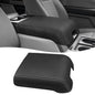Center Console Cover for 2015-2020 F150 Accessories, F250 F350 F450 2017-2022, Expedition 2018-2024, PU Leather Middle Armrest Cusion Protector, Bucket Seat Only, Anti-Scratch, Black-Gray Stitch - size: Bucket Seat, 17-22 F250-F450, gray stitch