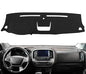 Dash Cover Mat Custom Fit for Chevy Chevrolet Colorado/GMC Canyon, Dashboard Cover Pad Carpet Protector Without Headup Display(Black) F172