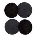 Small Wall Protector 4 Pack - Black - Cup Pads to Guard Your Walls from Pressure Mounted Baby Gates, Pet Gates, Safety Gates, Shower Curtain Rods, and More (4 Pack, Black) - color: Black