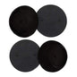 Small Wall Protector 4 Pack - Black - Cup Pads to Guard Your Walls from Pressure Mounted Baby Gates, Pet Gates, Safety Gates, Shower Curtain Rods, and More (4 Pack, Black) - color: Black