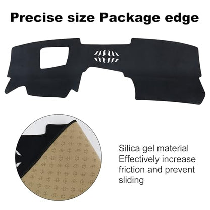 Dashboard Cover Mat for Mazda 2020-2025 2026 CX-30 CX30 Accessories (with HUD) Black Flannel Material Anti-Slip Dash Cover Mat Sunshade Glare UV Rays Protector - size: for Mazda 2020-2026 CX-30 (with HUD)