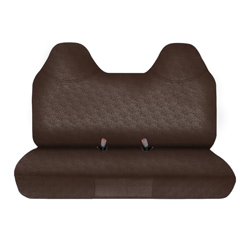 600D Thickened Waterproof Oxford Fabric Front Bench Seat Cover for Ford F250 F350 F450 F550 1999-2007 Super Duty Trucks Waterproof Full Bench Seat Cover-Brown - color: Brown, size: Waterproof Oxford Cloth