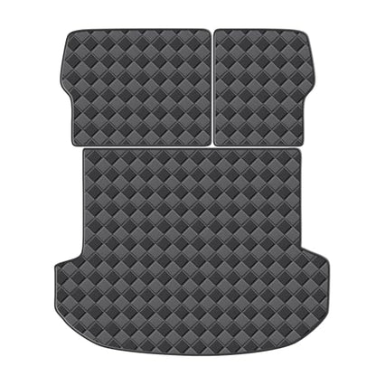 Cargo Mat & Backrest Mats for 2019 2020 Hyundai Santa Fe Accessories, All Weather Waterproof Rear Cargo Liner Rear Trunk Liner Back Seat Cover Protector - size: 2019 2020 Hyundai Santa Fe