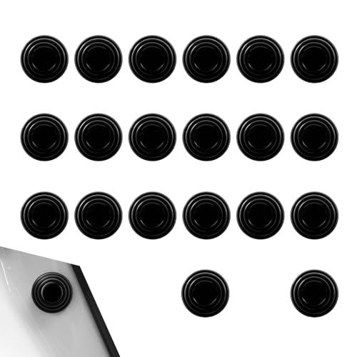 20 PCS Car Door Edge Guards, Universal Black Door Protector Shock Absorber Pads, Anti-Slam Buffer Cushion for Most Vehicles - color: Black, size: 20 PCS