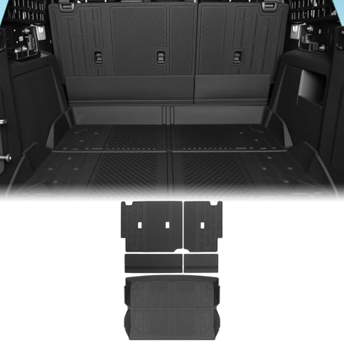 Cargo Mat and Backrest Liner Compatible with Bronco 2021 2022 2023 2024 2025 Trunk Liners Seatback Mat Replacement for 2021-2025 Ford Bronco(Cargo mat+seatback mat) - color: Bronco, size: cargo mat+seatback mat