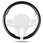 Aimato Car Steering Wheel Cover Carbon Fiber, Ultra-Thin Car Steering Wheel Cover,Comfortable & Breathable Microfiber,Universal Fit for Most Cars - color: Matte black