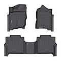 ANBINGO®Custom Nissan Titan Crew Cab Floor Mats 2017-2024,for Nissan Titan XD Car Weather Mat 2016-2024(with Rear Under Seat Organizer) All Weather Mats for Titan TPE Carpet Car Matt Rugs for Titan - size: For Titan Crew Cab 17-24 Mat