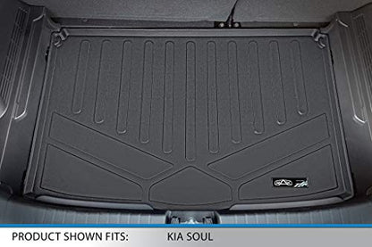 SMARTLINER Custom Fit Cargo Trunk Liner Floor Mat Behind 2nd Row Compatible with 2020-2025 Kia Soul - color: Kia Soul 2020 - 2025