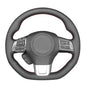 MEWANT Hand Sewing Breathable Car Steering Wheel Cover for Subaru WRX 2015-2021 / WRX STI 2015-2021 Steering Wheels Accessories for Subaru WRX (STI) - color: style-05: genuine leather + red thread
