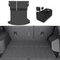 Cargo Trunk Mat with Backrest Mats for 2025 2026 Chevrolet Chevy Equinox/GMC Terrain (Not for Equinox EV),All Weather Protection TPE Heavy Duty Cargo Liner Equinox/Terrain Accessories,Black - size: Chevy Equinox/GMC Terrain 2025 2026