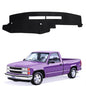 Dashboard Mat Cover for Chevy Chevrolet Silverado/GMC Sierra C1500 C2500 C3500 K1500 K2500 K3500 1988-1994, GMC Yukon/Chevy Blazer Suburban 1992-1994 Nonslip Center Console Sunshield - size: Chevy Silverado 1988-1994