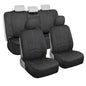 Motor Trend SpillGuard Waterproof Car Seat Covers, Front and Rear Full Set (Beige Stitch) – Neoprene Seat Protectors with Extended Bench Side Coverage for Auto, Truck, Van, and SUV - color: Beige Stitching