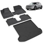 All Weather Car Floor Mats & Cargo Liner Set Fit for Hyundai Ioniq 5 Movable Console 2025-2026 (Limited Models) Floor Liners Trunk Liner Ioniq 5 Cargo Mat Accessories Black - style: 3)For Hyundai Ioniq 5 Sliding Console 2025-2026 Full Set