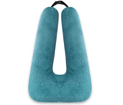Travel Pillow, Car Pillow for Kids & Adults - Ergonomic Travel Pillows Sleeping Aid for Neck & Body Support, Car Travel Essentials Pillow on Road Trips-Gray (Green) - color: Green