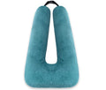 Travel Pillow, Car Pillow for Kids & Adults - Ergonomic Travel Pillows Sleeping Aid for Neck & Body Support, Car Travel Essentials Pillow on Road Trips-Gray (Green) - color: Green
