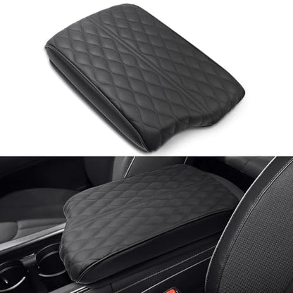 Center Console Armrest Cover Compatible with Hyundai Palisade 2020-2025 Accessories, Premium Leather Arm Rest Cover Pad, Car Middle Console Cover (Black) - size: 2020-2025 Hyundai Palisade