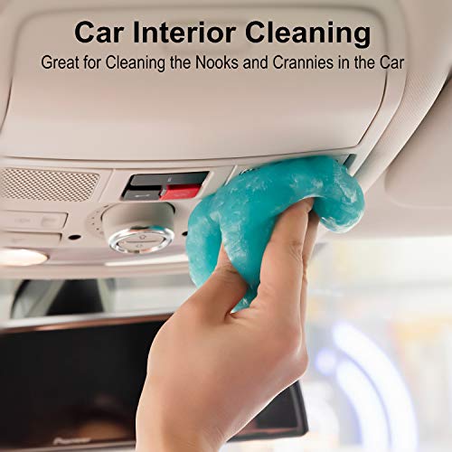 TICARVE Cleaning Gel for Car Detail Tools Car Cleaning Automotive Dust Air Vent Interior Detail Putty Universal Dust Cleaner for Auto Laptop Car Slime Cleaner - color: Blue 1 Pack