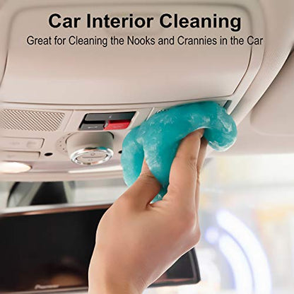 TICARVE Cleaning Gel for Car Detail Tools Car Cleaning Automotive Dust Air Vent Interior Detail Putty Universal Dust Cleaner for Auto Laptop Car Slime Cleaner - color: Blue 1 Pack