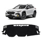 KUST Black Dash Cover for Subaru Crosstrek 2024 2025 2026 Non-Slip Dashboard Cover Polyester Interior Accessories for Subaru Crosstrek Custom Fit Dash Mat Sunshade No Glare - size: For Crosstrek 24-26