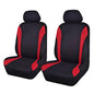 Flying Banner Car Seat Covers Front Set Breathable Mesh Seat Protector Fabric Polyester Cover Easy Installation SUV CAR Woman Lady Femal (Front Set, Black Red)