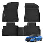 All Weather Floor Mats Fit for Nissan Sentra 2020-2025 TPE Liners Sentra Accessories Set All Season Guard Odorless Anti-Slip Floor Mats Black - size: 2) sentra|2020-2025|floor mats