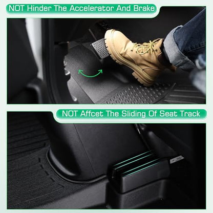 Floor Mats & Cargo Liner for Hyundai Elantra 2017-2020 (Not for Elantra GT), All Weather TPE Custom Fit Floor Liner for Hyundai Elantra Anti-Slip Front & 2nd Row & Trunk Mat