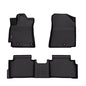 HAFIDI® Floor Mats Fit for 2019-2024 Kia Forte丨S丨EX丨FE丨LX丨LXS丨GT丨GT-Line丨All Weather Protection TPE Anti-Slip Automotive Floor Liners, Fits 1st & 2nd Row Full Set Custom Accessories, Black - style: 2) For Forte 2019-2024 Floor Mats