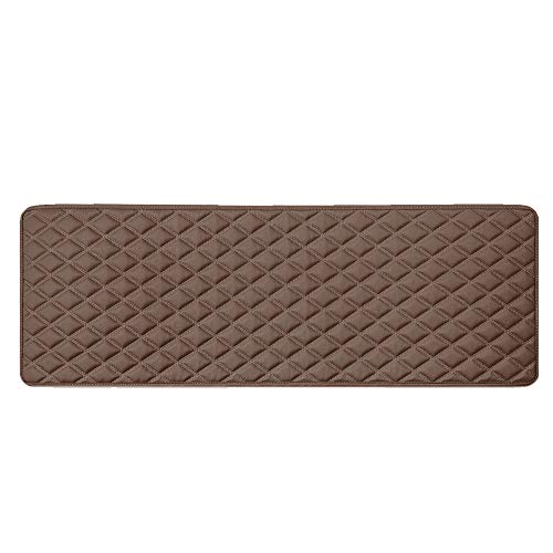 FH Group F16501BROWN-14 Deluxe Heavy Duty Faux Leather Diamond Pattern Multi-Purpose Brown Automotive Cargo Liner fits most Cars, SUVs, and Trucks, 14 inches - color: Brown, size: 40 x 14 Inches