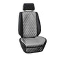 FH Group Car Seat Cushion – Faux Leather Single Front Seat Cover with Front Pockets, Airbag Compatible, Universal Fit Car Seat Cushion for Driver or Passenger Seat, SUV, Truck, Sedan & Van – Gray - color: Gray, style: Front Set