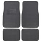 BDK MT-100-CC Classic Carpet Mats for Car SUV Van and Truck-Universal Fit Front and Rear Floor Protection with Heelpad (Gray Charcoal), Black - color: Black