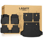 LASFIT Floor Mats & Cargo Mat with Backrest Mat for Honda HRV 2027 2026 2025 2024 2023 Sport/LX/EX-L & for Acura ADX 2025-2026, All Weather TPE Custom Fit HR-V Floor Liner Accessories Full Set - style: 6）For Honda HR-V | 2023-2027 | Full Set