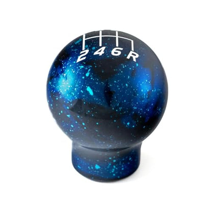 Cosmic Space Shift Knob Compatible with Subaru 6 Speed WRX: 2015-25 / STI: 2004-21, Cosmic Blue - color: Cosmic Blue
