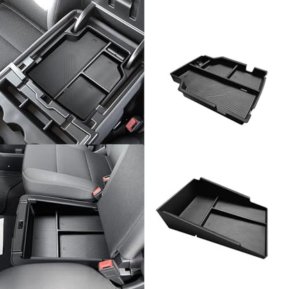 Center Console Organizer Fits for 2014-2019 Chevy Silverado/GMC Sierra 1500 Accessories Underseat Storage Insert Box Console Armrest Divider(Jump Seat ONLY) - 2PCS, Upper & Lower - size: 2014-2019 Silverado 1500 Upper & Lower (Jump Seat)