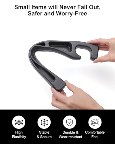 Car Seat Gap Filler, 2 PCS No Drop Seat Guard Drop Seat Gap Fillers Between Seat and Console Stop Things from Dropping Phone and Key Storage (BLACK-01) - color: Black-01