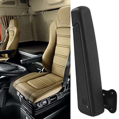 Car Seat Armrest Left Side, Seat Handle Universal, Car Arm Rest Adjustable, Pivoting Adjustable 0‑120° Armrest Covers Replacement for Iveco, Left