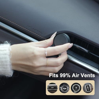 Car Air Freshener DEAMUN Aroma 360 Metal Premium Diffuser Vent Clips,Design Perfume Fragrance Long Lasting Fresh Scent,Decoration Accessories Gifts For Women Men with 4 Refills