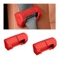2PCS Car Seat Belt Buckle Covers, Anti-Scratch Silicone Auto Seatbelt Buckle Protector, Universal Safety Belt Clip Cover Secure Buckle Guard Fits Most Vehicles, Car Accessories (Red)