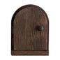 Wood Door Outlet Cover Light Switch Cover Plate Frame, Dustproof, Receptacle Plate Protector, Dark Brown