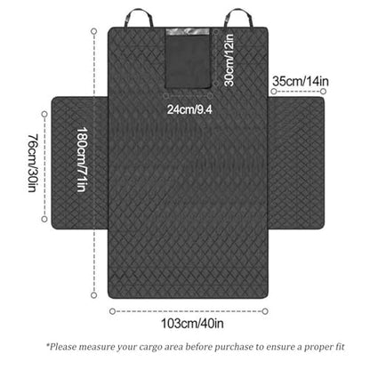 SUV Dog Cargo Liner for Toyota Grand Highlander 2024-2026, Waterproof Dog Trunk Cover, Pet Cargo Mat SUV, Scratchproof Dog Seat Cover with Side Walls & Non-Slip Backing