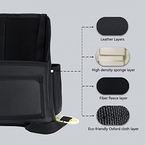 Car Organizers and Storage, Leather Car Storage Pocket Between Seats Back Seat Hanging Bag Purse Holder Large Capacity Automotive Consoles & Organizers