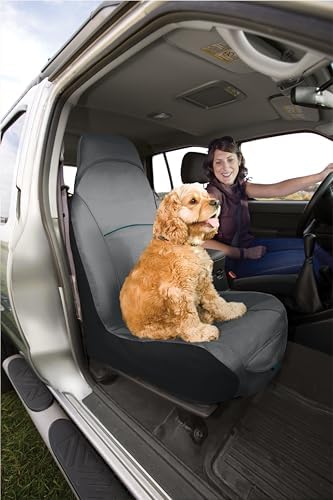 Kurgo Rover Bucket Seat Cover - Waterproof Seat Protector - Scratch Resistant Seat Guard - Dirt Resistant Fabric - Snug Fit Protector - Vehicle Seat Accessory
