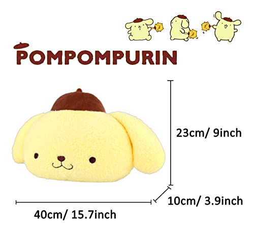 Roffatide Anime Pompom Purin Car Neck Pillow 2 Pcs Plush Auto Head Neck Rest Cushion for Chairs, Recliners, Driving Seats (LYS10108) - color: D 2 Pc Car Neck Pillow