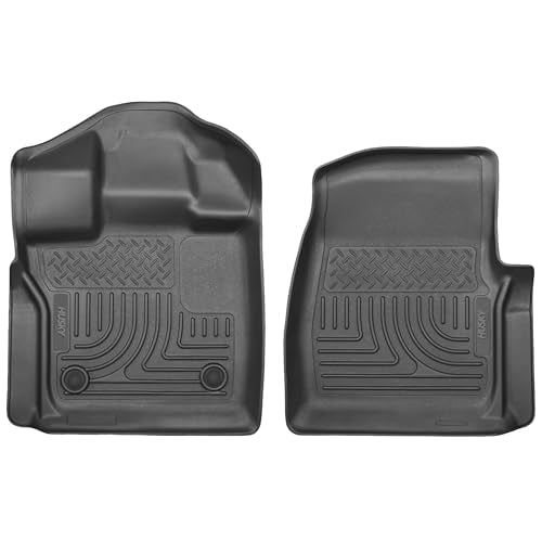 Husky Liners Weatherbeater Floor Mats | Fits 2015-2026 Ford F-150 Standard CAB | Front Row, 2-pc Black - 18351 - style: Front - Standard Cab