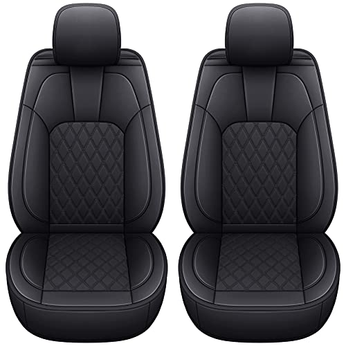 LUCKYMAN CLUB 2022-2025 2026 Tundra Pickup Trucks Car Seat Covers X05-T3 Full Set Accessories, Fit Crew/Crewmax/Extended/Double Cab with Waterproof Faux Leather (Black Full Set) - color: Black, size: 2022-2026 Full Set