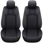 LUCKYMAN CLUB 2022-2025 2026 Tundra Pickup Trucks Car Seat Covers X05-T3 Full Set Accessories, Fit Crew/Crewmax/Extended/Double Cab with Waterproof Faux Leather (Black Full Set) - color: Black, size: 2022-2026 Full Set